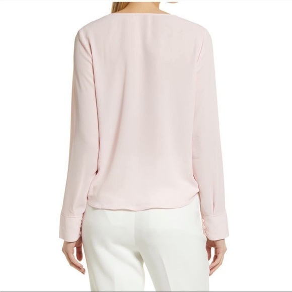 Halogen XS Cross Front Blouse Pattern Print White - Picture 3 of 8